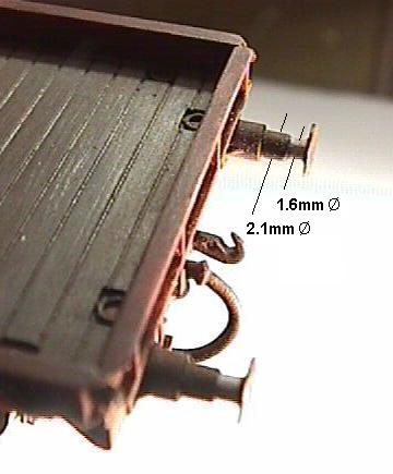 Blacksmith BR 4mm Scale Turned Brass Oleo Buffers – OO Gauge Model Railway