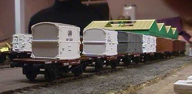 Containers looking from signal box end of goods yard